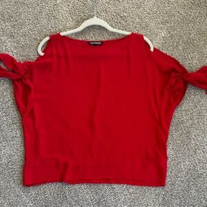Express Bold Red Women's Blouse
